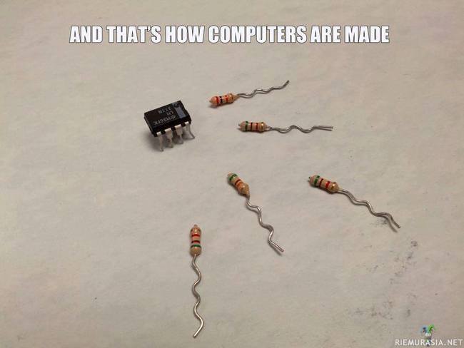 Kuinka tietokoneet syntyvät