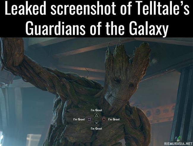 Telltalen Guardians of the galaxy