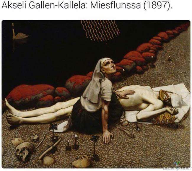 Miesflunssa  - Akseli Gallen-Kallela (1897)