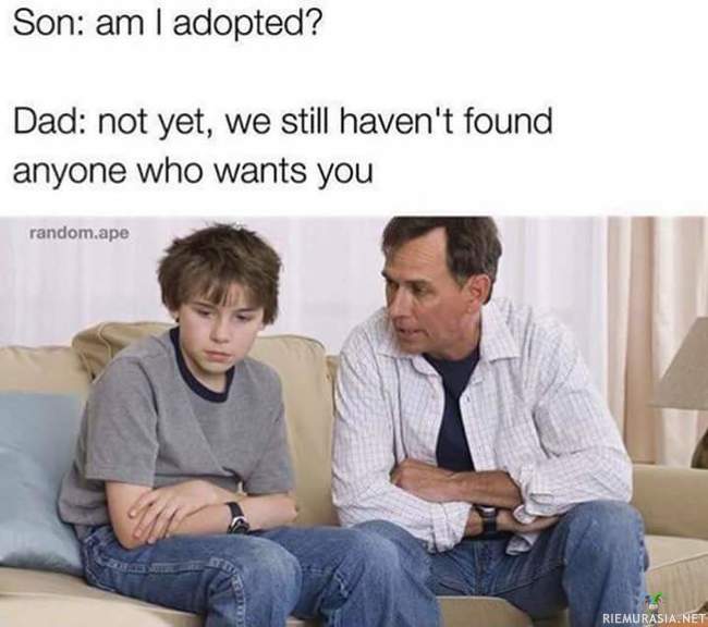 Olenko adoptoitu?