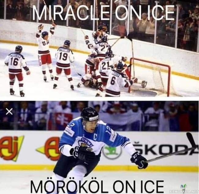 Miracle on ice - Mut meillä onkin Mörököl on ice! 