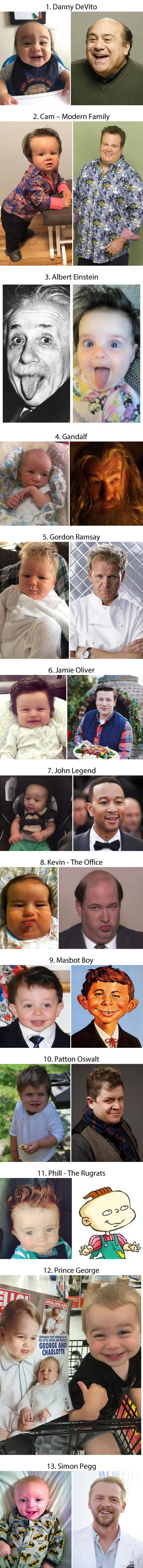 Babies & celebrities - Lookalikes.