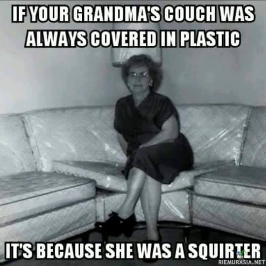 Mummon huonekalut - Minkä takia ne olikaan päällystetty muovilla