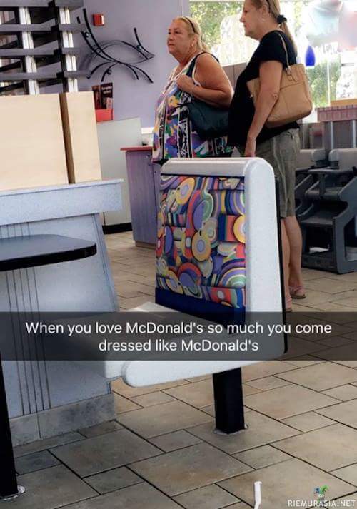 McDonalds on elämä - Pukeudu tilanteen mukaan