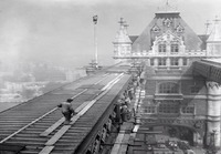 Lontoon Tower Bridgen rakentamista 1890