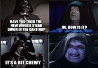 Darth Vader murjaisee vitsin