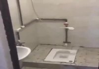 Kylpyhuoneen villi käärme