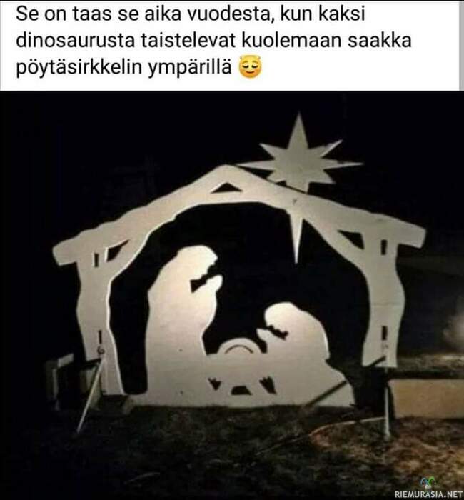 Dinosaurukset taistelee - Jouluaika on yhtä taistelua