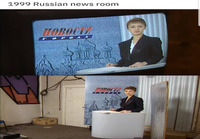 Venäläinen uutisstudio vuonna 1999
