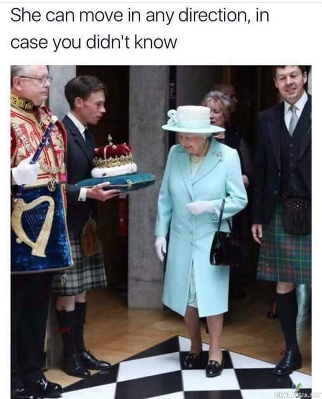 Kuningatar shakkilaudalla