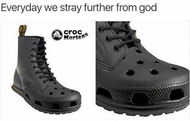 Croc Martens - Koska jumalaa ei ole olemassa, sen takia.