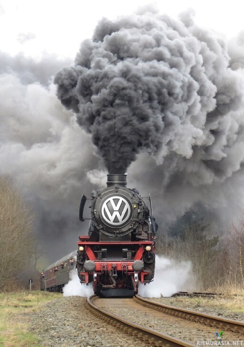 Steamwagen - Mitkä päästöt? Kjeh kjeh..