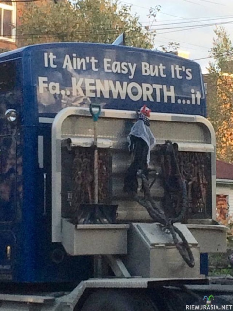 Kenworth - Hyvin valittu slogan