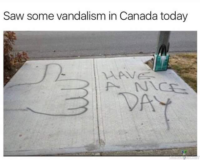 Vandalismi - Kanadalaisittain