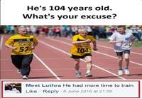 104 vuotias urheilija 