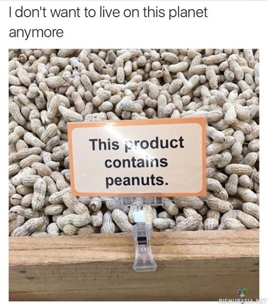 Sisältää pähkinöitä