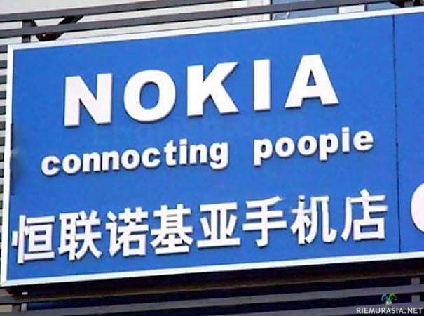 Piraatti Nokia - yhdistelee kakkoja?