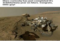 Mars curiosityn kolmas vuosi Marsissa!