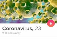 Coronavirus Tinderissä