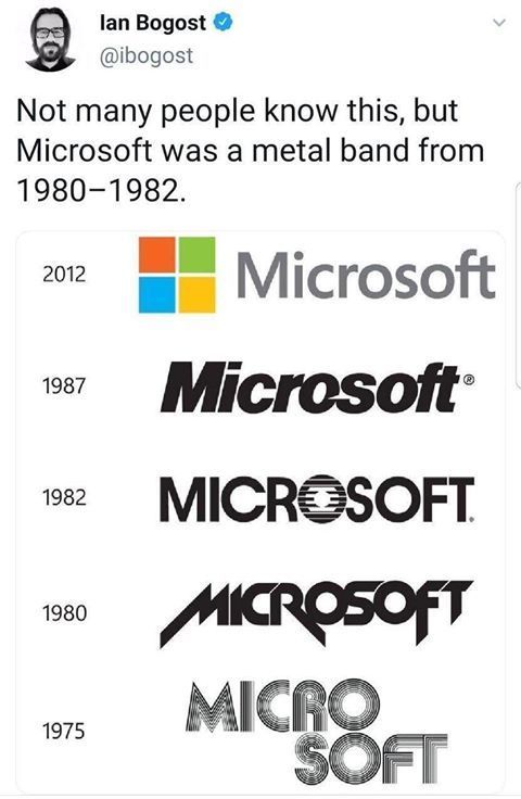 Microsoftin logojen kehitys
