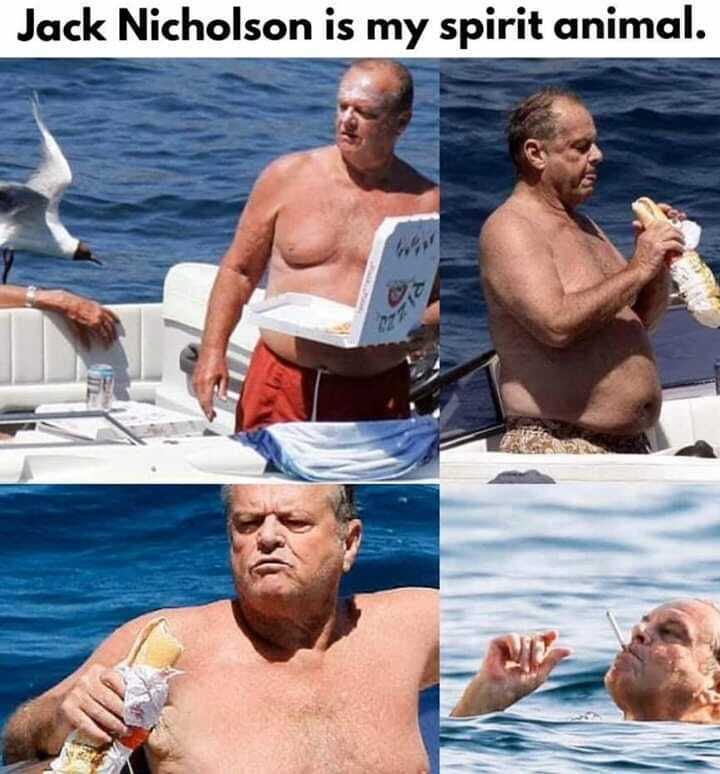 Jack Nicholson ottaa rennosti.