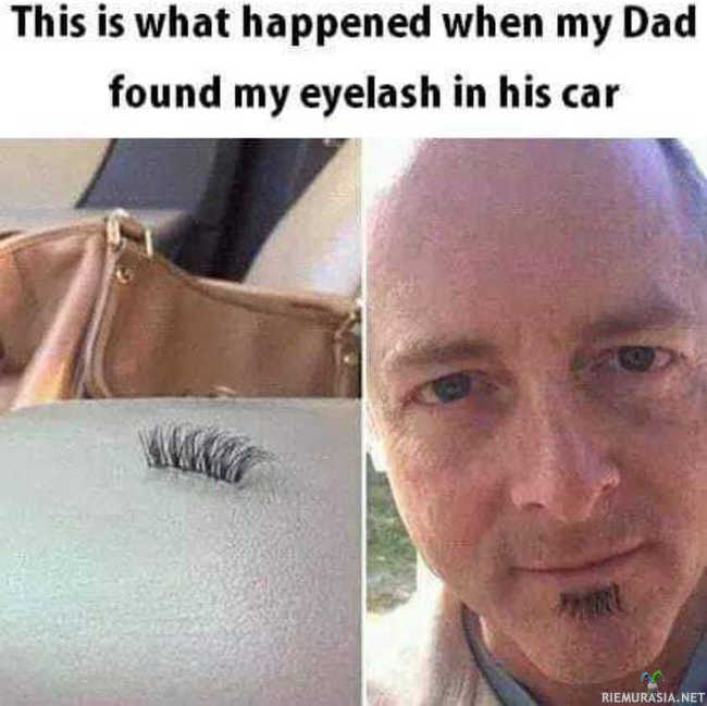 Kun isä löysi tyttären irtoripsen autosta