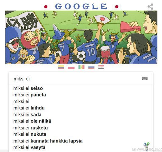 Perusasioiden äädellä - Googlen yleisimmät kyselyt