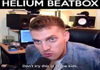 Helium beatboxing