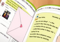 Englannin oppikirja animessa