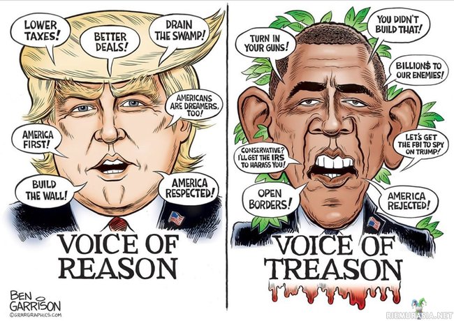 Trump vs Obama