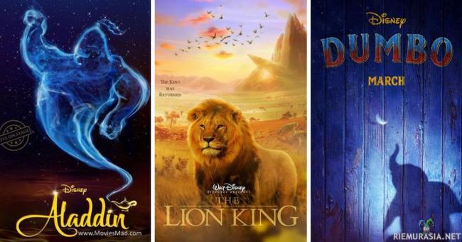 2019 Disney Movies - Ens vuoden Disney leffat oikeana leffana 