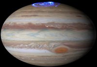 Hubble-teleskooppi kuvasi Jupiterin revontulia