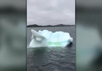 Uinti jäävuorelle