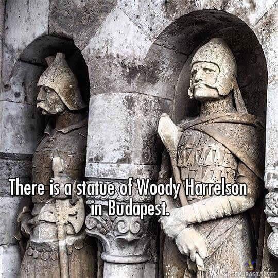 Woody Harrelsonin patsas - ... mutta ken on tuo toinen?