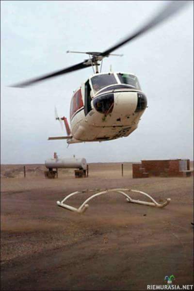 Helikopteri - Pieni laskeutumis ongelma