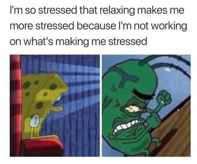 Sressaantunut stressistä - Stressiä