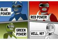Power Rangerssit nykyään