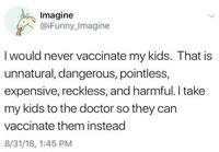 En voisi ikinä rokottaa lapsiani..