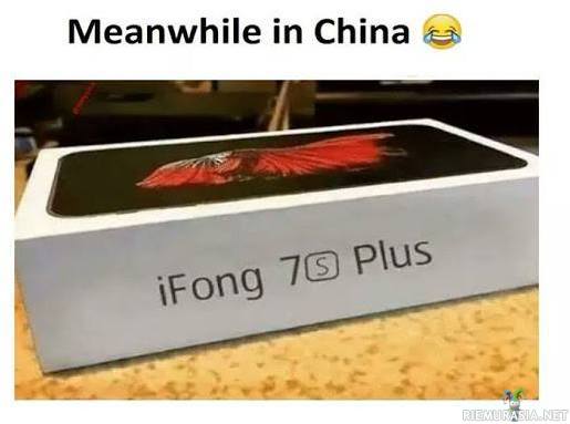 Sillä välin Kiinassa - Pakasta vedetty uusi iFong seiska äs plussa!