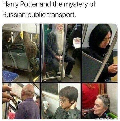 Harry Potter - Ja venäjän julkisen liikenteen mysteeri