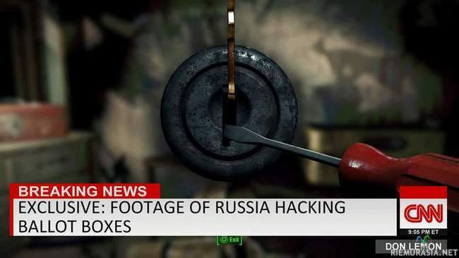 Venäjä hakkeroimassa jälleen - Tällä kertaa CNN on saanut materiaalia siitä kun venäläiset tiirikoivat vaaliuurnien lukkoja