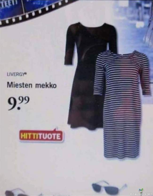Kesämekot myynnissä - Hittituote miehille!