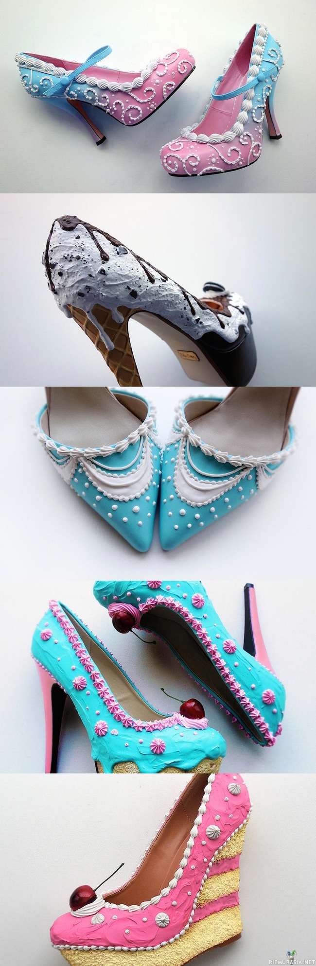 Herkullisen näköiset kengät - Shoe Bakery valmistaa herkullisen näköisiä kenkiä. Lisää löytyy sivuilta http://www.shoebakery.com/